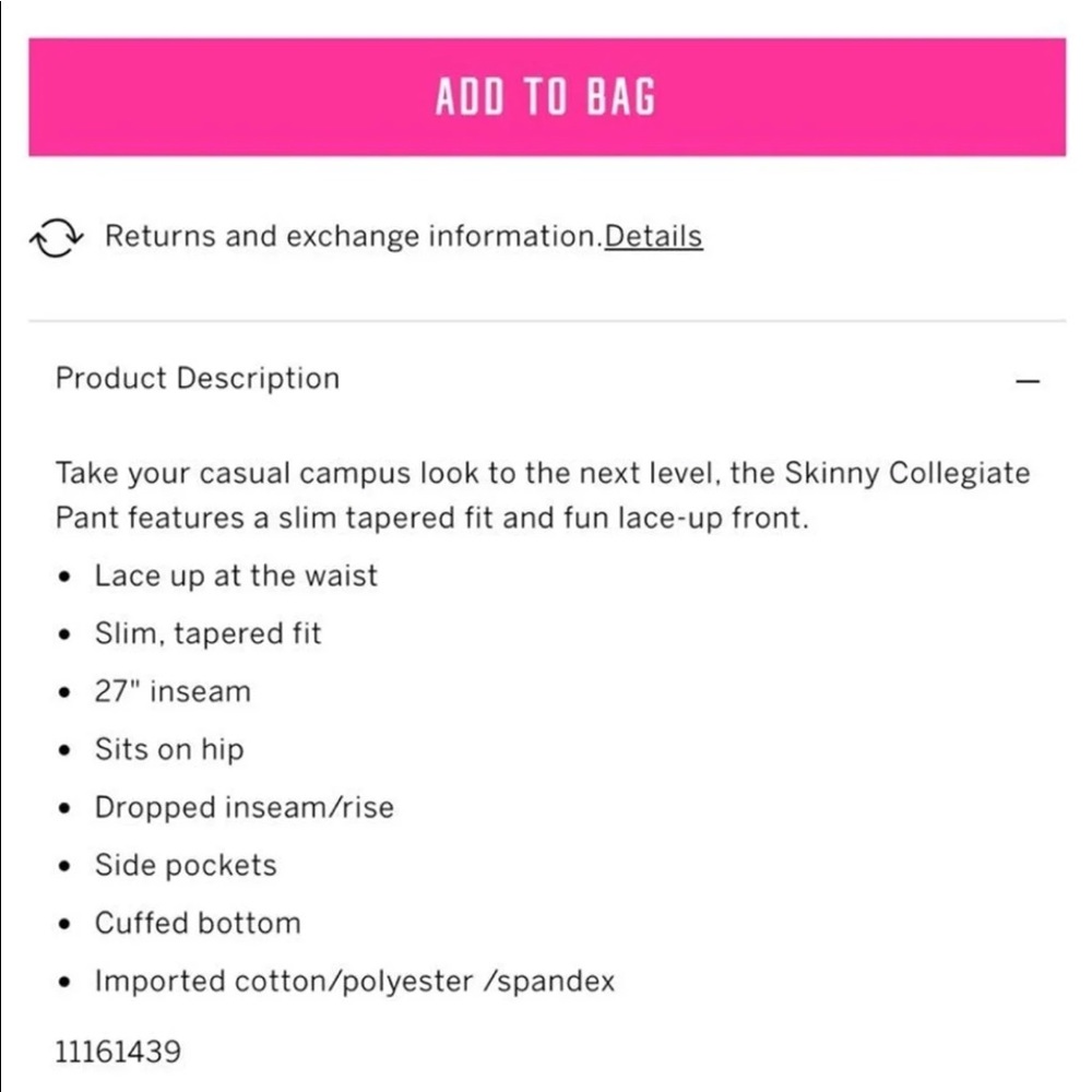 NWT VS PINK BLING SET - Picture 7 of 8